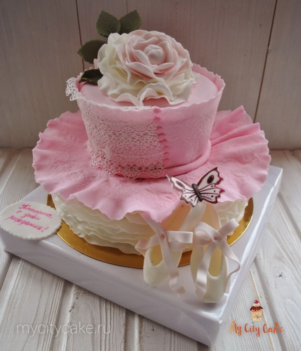 Торт для балерины торты на заказ Mycitycake