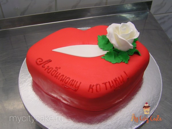 Торт поцелуй торты на заказ Mycitycake