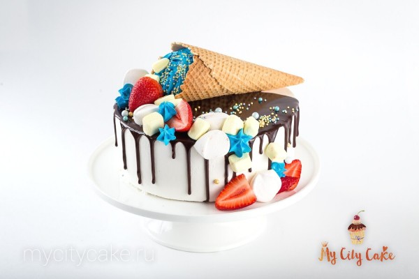 Стандартное оформление 6 торты на заказ Mycitycake