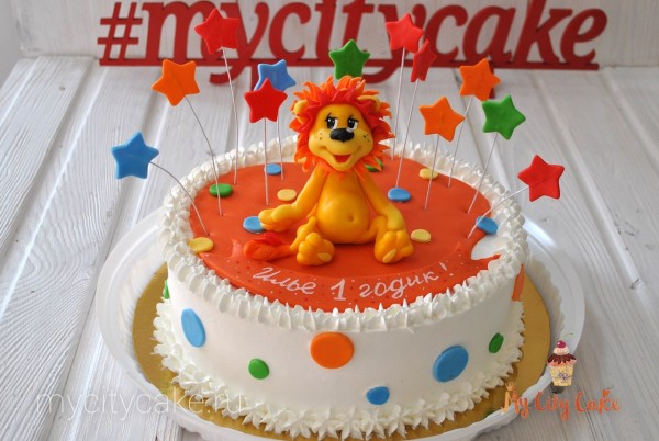 Торт львенок торты на заказ Mycitycake