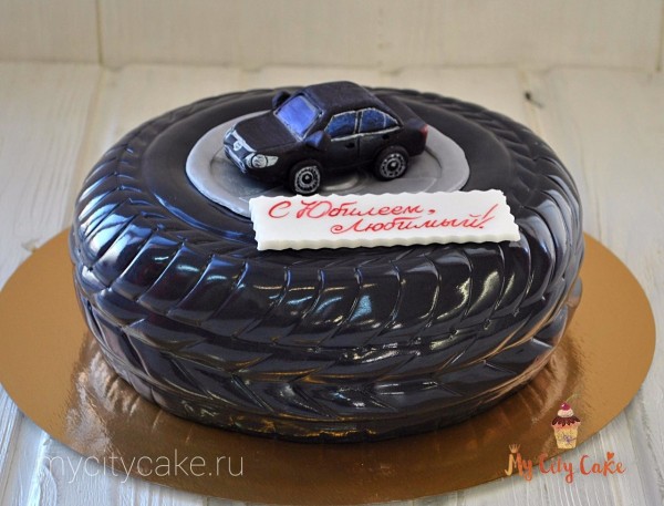 Торт в виде колеса торты на заказ Mycitycake