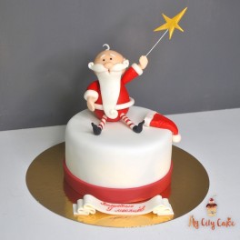 Торт Дед Мороз 2 на заказ в Красноярске