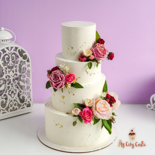 Свадебный торт 38 торты на заказ Mycitycake