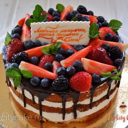 Открытый торт для мамы на заказ в Красноярске